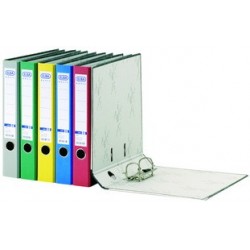 Elba classeur smart marbré nuageux, dos: 80mm, vert, din a4
