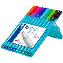 Staedtler stylo gel triplus gel, étui de 10