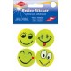 Kleiber sticker réfléchissant "happy face", orange