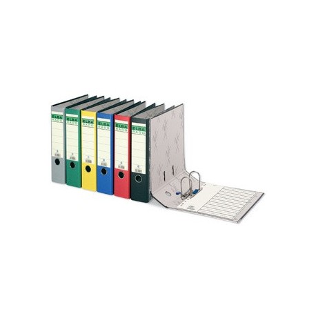 Elba classeur rado papier marbré,largeur de dos: 80 mm,rouge