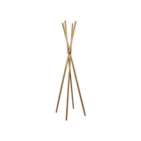 Unilux porte-manteau tipy, 4 patères, en bambou