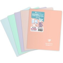 Clairefontaine cahier koverbook blush, 170 x 220 mm, assorti (LOT DE 10)