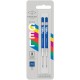 Parker recharge quink gel eco, tracé: m, blister de 2, noir