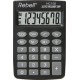 Rebell calculatrice de poche hc 108, noir