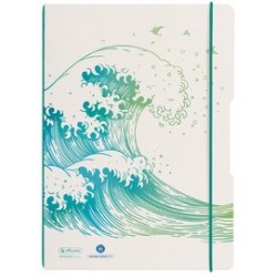 Herlitz carnet my.book flex greenline "vague", a4