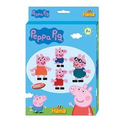 Hama perles à repasser midi "peppa pig", coffret cadeau