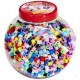 Hama perles à repasser maxi, pot plastique, couvercle bleu