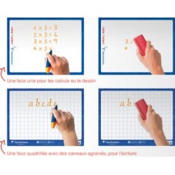 Clairefontaine cahier magique couverture ardoise effaçable