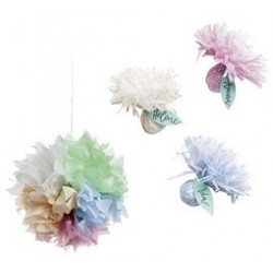 Folia papier de soie iridescent, 500 x 700 mm, assorti