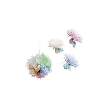 Folia papier de soie iridescent, 500 x 700 mm, assorti