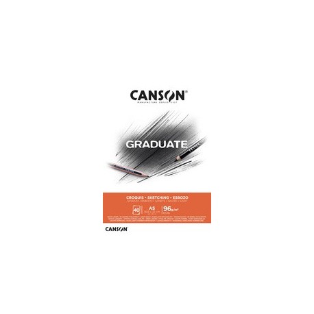 Canson bloc de dessin graduate croquis, a3