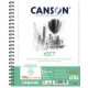 Canson album spiralé papier dessin 1557, a4+, 180 g/m2