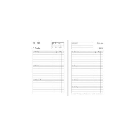 Chronoplan taschenkalender business edition 2022, mini