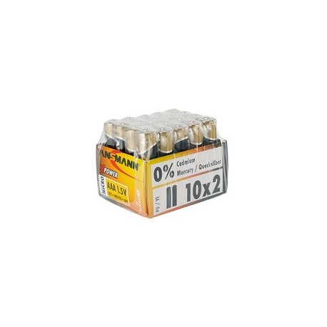 Ansmann pile alcaline "x-power", micro aaa, présentoir de 30