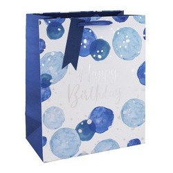 Clairefontaine sac cadeau "happy birthday bleu", moyen
