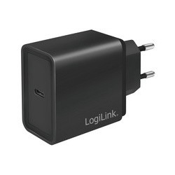 Logilink chargeur secteur usb, 1x usb-c pd, 18 watt, noir