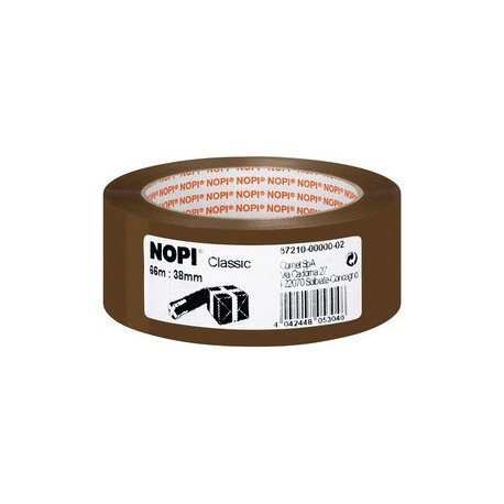 Nopi ruban adhésif d'emballage en pp, 38 mm x 66 m (LOT DE 8)