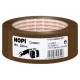 Nopi ruban adhésif d'emballage en pp, 38 mm x 66 m, marron (LOT DE 8)