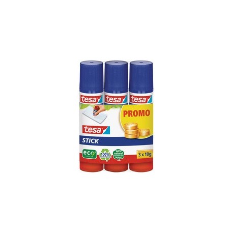 Tesa ecologo stick bâton de colle, paquet de 4, 20 g