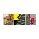 3m ruban adhésif pvc souple 767i, rouge / blanc