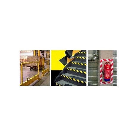 3m ruban adhésif pvc souple 767i, rouge / blanc