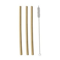 Papstar paille en bambou "pure", 230 mm, naturel