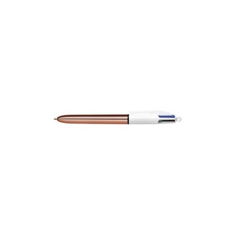 Bic stylo à bille rétractable 4colours shine, tracé: 0,40 mm