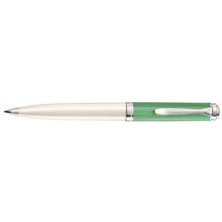 Pelikan stylo à bille rotatif "souverän 605", vert/blanc