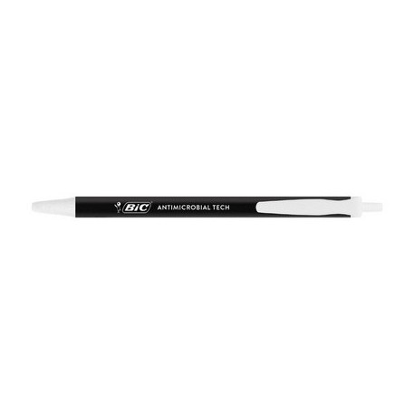 Bic stylo à bille rétractactable bguard clic stic, bleu