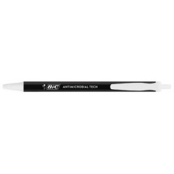 Bic stylo à bille rétractactable bguard clic stic, noir