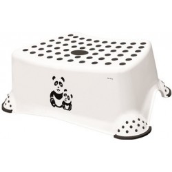 Keeeper kids marchepied "tomek panda", blanc avec motif