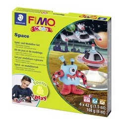 Fimo kids kit de modelage form & play "space monster",