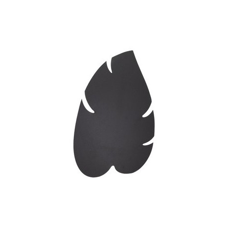 Securit ardoise murale silhouette "leaf"