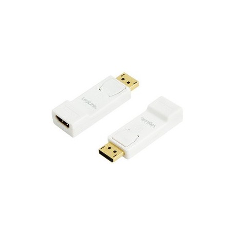 Logilink adaptateur, displayport fiche - fiche hdmi,