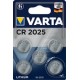 Varta pile bouton au lithium "electronics" cr2025, pack de 5