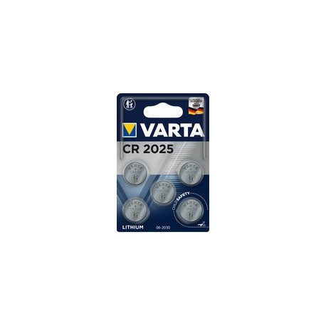 Varta pile bouton au lithium "electronics" cr2025, pack de 5