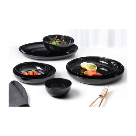 Ritzenhoff & breker coupelle à salade "4every day", noir (LOT DE 12)