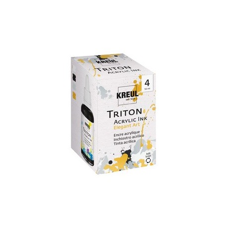 Kreul encre acrylique triton acrylic ink, set elegant art