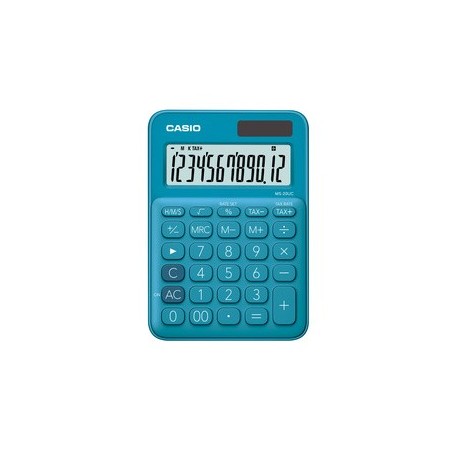 Casio calculatrice de bureau ms-20uc-rg, orange