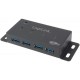 Logilink hub usb 3.0 pour montage mural ports 4