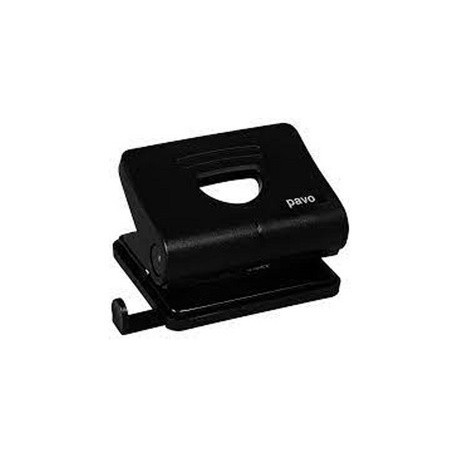Pavo perforateur professionnel, capacité: 20 feuilles, noir