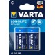 Varta pile alcaline "longlife power", baby (c/lr14)