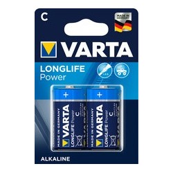 Varta pile alcaline "longlife power", baby (c/lr14)