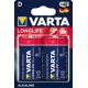 Varta pile alcaline "longlife max tech", mono (d/lr20)