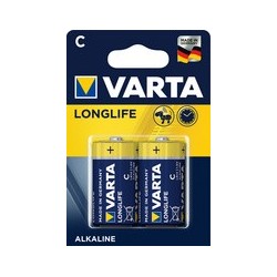 Varta pile alcaline "longlife", baby (c/lr14)