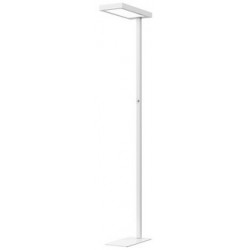 Hansa lampadaire à led jaspis, blanc