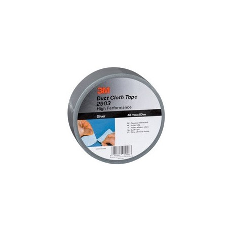 3m scotch ruban adhésif en toile 2903, 72 mm x 50 m, argent
