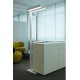 Maul lampadaire à led mauljuvis, dimmable, socle, argent