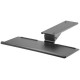 Digitus support de clavier pour montage sous table, noir