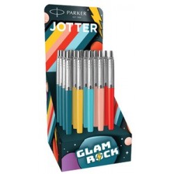 Parker stylo à bille rétractable jotter glam rock,présentoir